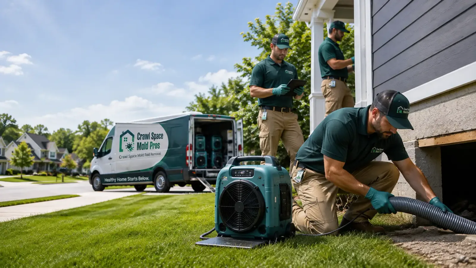 Crawl Space Mold Removal in Pembine, WI